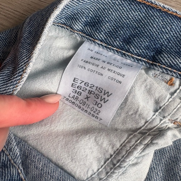 Vintage Rustler Denim Frayed Hem Mini Skirt - Picture 4 of 5